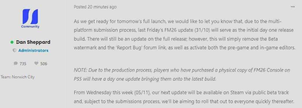 Inca un pic si se lanseaza FM 2026