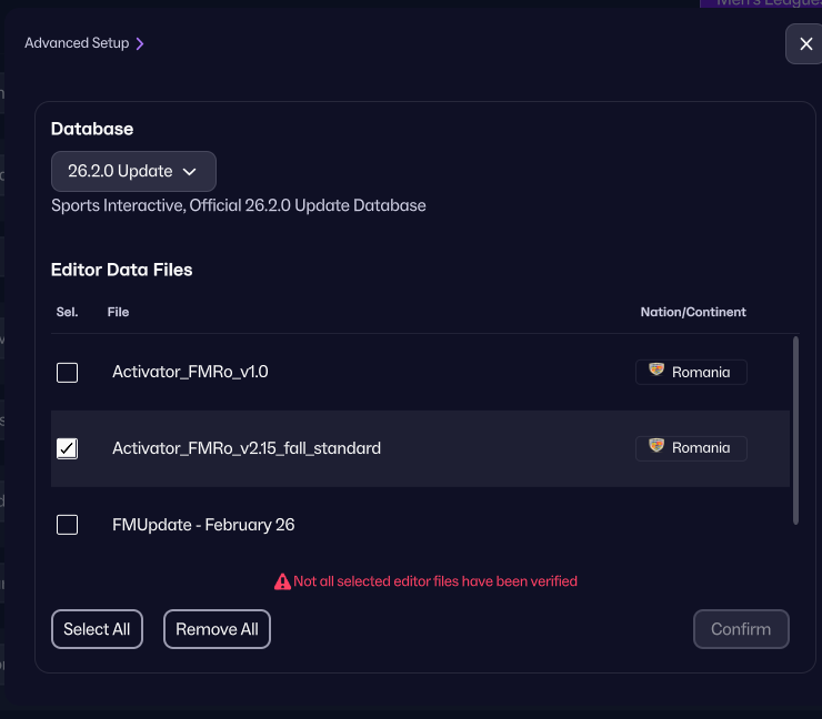 FMRo FM26 Activator L4-L6